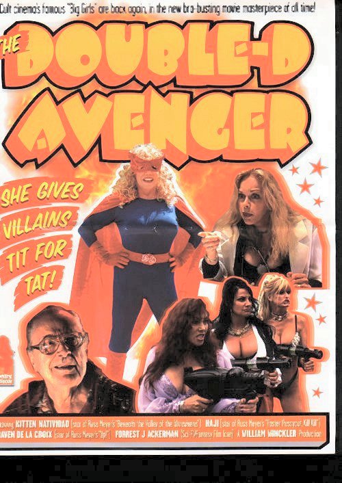VIDEO and DVD FROM THE NEW  DOUBLE D AVENGER { NO NUDE ) ONLY BIG BREAST WOMAN